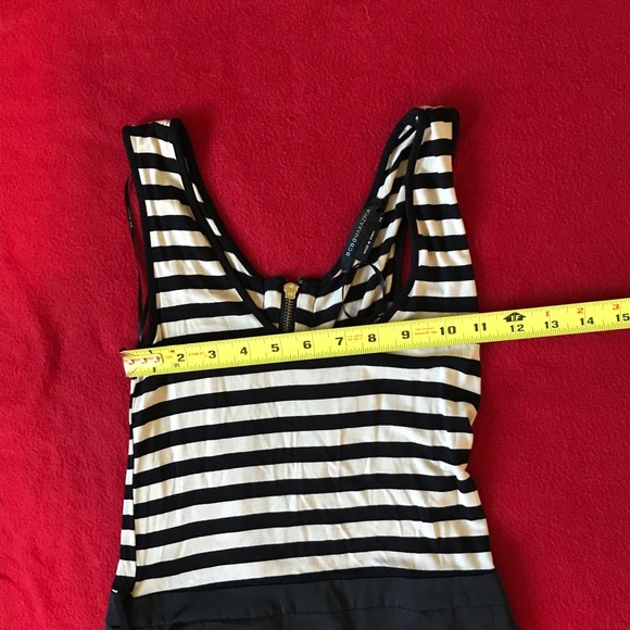 BCBGMaxazria Sleeveless Striped Dress - Picture 10 of 11